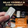 2 Pcs Fidget Toys Adults Set, Metal Fidget Slider, Decompression Metal Cool Figette Spinners ToysGadgets Office Stress Relief Sensory Items view 2