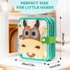 NUOLUTH Busy Book for Toddlers 1-3,Felt Board for Toddlers 1 2 3 Quiet Book Airplane Travel Toys, Sensory Early Learning Educational Toy, Road Trip Activity Books, Birthday Gifts (Pure Little Calf) view 4