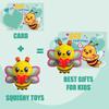 24Pcs Animal Heart Squishy Toys, Valentines Day Gifts with Cards, Kids Party Favors, Galentines School Gift Exchange, Classroom Prizes, Candy Bag Stuffers view 4