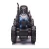 12V Ride-on Tractor with Trailer, Electric Farm-Style Vehicle with Dual Motors, LED Headlights, USB/MP3, 3-Speed Drive & Removable Cargo Cart for Outdoor Play, Suitable for Ages 36, Black view 1
