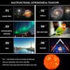 70mm Refractive Astronomical Telescope - 70X Magnification HD Monocular for Stargazing, Bird Watching, Kids' Gifts with Moon Filter (MJE319) view 2