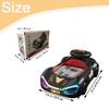 Car Adventure Toy with Steering Wheel, Christmas Racing Car Steering Wheel Toys Gift with Reality Sound, Toddler Interactive Simulation Driving Game for Kids, Educational Birthday Gift(Beige brown) view 3