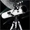 114mm Portable Astronomical Telescope for Beginners, Adjustable Aluminum Bracket for Kids and Adults view 1