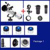 114mm Portable Astronomical Telescope for Beginners, Adjustable Aluminum Bracket for Kids and Adults view 4