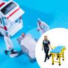 1/64 Scale Miniature Figure Tiny People Figurine Collectibles Realistic for Micro Landscapes Photography Props Layout Decor, Female Doctor view 3