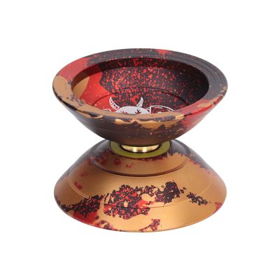 Fdit Yo Yo Toy H Shaped Friction Yoyo for String Tricks, Perfect for Beginners and Advanced Players, Children, Constructed with Aluminum Alloy for Durability (Golden)