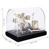 4 Pieces Mini Drum Set, Miniature Musical Instrument Drum Set Musical Instrument Series for Ornaments Decoration Home, Desk Ornament view 4