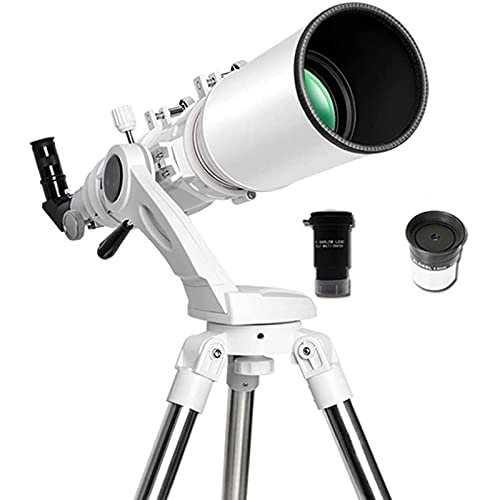 102mm Aperture 600mm Portable Refractor Telescope for Kids & Beginners with Tripod & Finder Scope