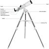 102mm Aperture 600mm Portable Refractor Telescope for Kids & Beginners with Tripod & Finder Scope view 3