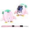 OAJ for Tamagotchi Paradise Protective Case with Lanyard - Cartoon Penguin Silicone Cover for Tamagotchi Connection Virtual Pets(Pink) view 1
