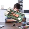 High Conductivity Brass Heatsinks 4Pieces for 4B Development Board Stable Operates in Robotics Projects RPi Cooling Accessories view 2