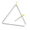 Aumotop Steel Triangle Bell Musical Instrument for Kids Rhythm Learning with Mallet and Holder, Durable Idiophone for Children (10-inch) view 3