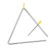 Aumotop Steel Triangle Bell Musical Instrument for Kids Rhythm Learning with Mallet and Holder, Durable Idiophone for Children (10-inch) view 4