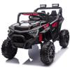 24V Ride on Car 400W, Electric UTV w/Parents Remote Control,Four-Wheel Suspension,LED Lights, Advanced Center Panel with USB,MP3,Music,Bluetooth, Power Display for Kids Aged 3-8, Black view 1