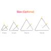 Aumotop Steel Triangle Bell Musical Instrument for Kids Rhythm Learning with Mallet and Holder, Durable Idiophone for Children (8-inch) view 1