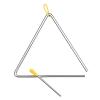 Aumotop Steel Triangle Bell Musical Instrument for Kids Rhythm Learning with Mallet and Holder, Durable Idiophone for Children (8-inch) view 3
