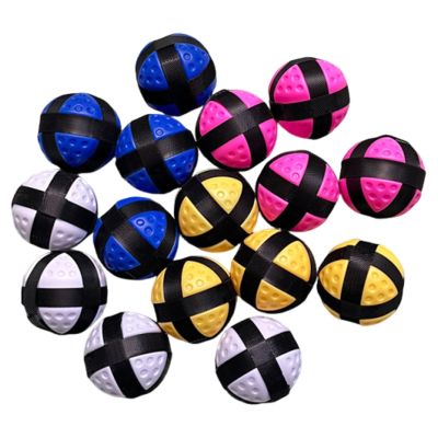Aymzbd Golf Sticky Balls Sport Balls Toy Training Ball, Colorful Indoor Outdoor Replacement,Lightweight Throwing Game Accessories, Black Ribbon
