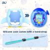 OAJ for Tamagotchi Paradise Protective Case with Lanyard - Cartoon Penguin Silicone Cover for Tamagotchi Connection Virtual Pets(Light Blue) view 4