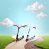SelHeng 4Pcs Finger Scooter Mini Two Wheel Toys,Mini Scooters Finger Board Accessories,Tiny Trick Scooter for Party Favors,Finger Training,Birthday Gifts,Magic Kits and Accessories,Juggling Sets view 4