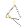 Aumotop Steel Triangle Bell Musical Instrument for Kids Rhythm Learning with Mallet and Holder, Durable Idiophone for Children (4-inch) view 4