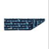 monica + andy Baby Organic Organic Burp Cloth, Blue Trains, One Size view 1