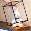 Transparent Acrylic Display Case 12 14 18 20 24 inch Tall, Black Metal Frame Acrylic Display Box for Collectibles, Action Figure Doll Show Cube(15x15x55cm(6x6x22in)) view 1