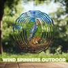 10-Inch Metal Wind Spinner Shoebill with Eggs 3D Bird Wind Spinner, Unique Metal Hanging Kinetic Wind Sculpture Ornament Gifts for Women Yard Art Garden Patio Lawn Indoor Outdoor Decor view 4