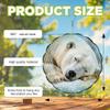 10-Inch Metal Wind Spinner Polar Bear Resting on Snow 3D Animal Wind Spinner, Unique Metal Hanging Kinetic Wind Sculpture Ornament Gifts for Women Yard Art Garden Patio Lawn Indoor Outdoor Decor view 3