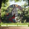 10Inch Metal Wind Spinner Zebra Surrounded by Flowers 3D Wildlife Wind Spinner, Unique Metal Hanging Kinetic Wind Sculpture Ornament Gifts for Women Yard Art Garden Patio Lawn Indoor Outdoor Decor (1) view 4