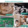 Acouto 50X-1000X Magnification Digital Microscope with 8 LED Lights, 1080P USB Microscope for Adults Kids, Ideal for PC Laptop Phone (White) view 3