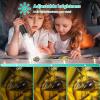 Acouto 50X-1000X Magnification Digital Microscope with 8 LED Lights, 1080P USB Microscope for Adults Kids, Ideal for PC Laptop Phone (Black) view 2