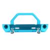 Aluminium Alloy RC Front Bumper Guard for RGT 136100, 1/10 RC Crawler Accessory, Heavy Duty Upgrade Parts with Tow Hooks and Support Bar, Durable Lightweight Design for Off - Road (Blue 680024B) view 2