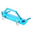 Aluminium Alloy RC Front Bumper Guard for RGT 136100, 1/10 RC Crawler Accessory, Heavy Duty Upgrade Parts with Tow Hooks and Support Bar, Durable Lightweight Design for Off - Road (Blue 680024B) view 3