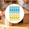 DYNWAVE 10Pcs Corrugated Construction Tool Hinges,Early Educational Toys Creativity Sensory Toys for Parent Child Classroom Learning view 3