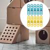 DYNWAVE 10Pcs Corrugated Construction Tool Hinges,Early Educational Toys Creativity Sensory Toys for Parent Child Classroom Learning view 4