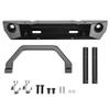 Aluminium Alloy RC Front Bumper Guard for RGT 136100, 1/10 RC Crawler Accessory, Heavy Duty Upgrade Parts with Tow Hooks and Support Bar, Durable Lightweight Design for Off - Road (Black 680024BL) view 1