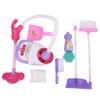 Children Toy Simulation Electric Vacuum Cleaner Household Appliance Toy with Realistic Sound Effects Flashing Lights for Kids Age 3 and Up Plastic Material 19x12x9cm view 1