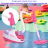 Children Toy Simulation Electric Vacuum Cleaner Household Appliance Toy with Realistic Sound Effects Flashing Lights for Kids Age 3 and Up Plastic Material 19x12x9cm view 2