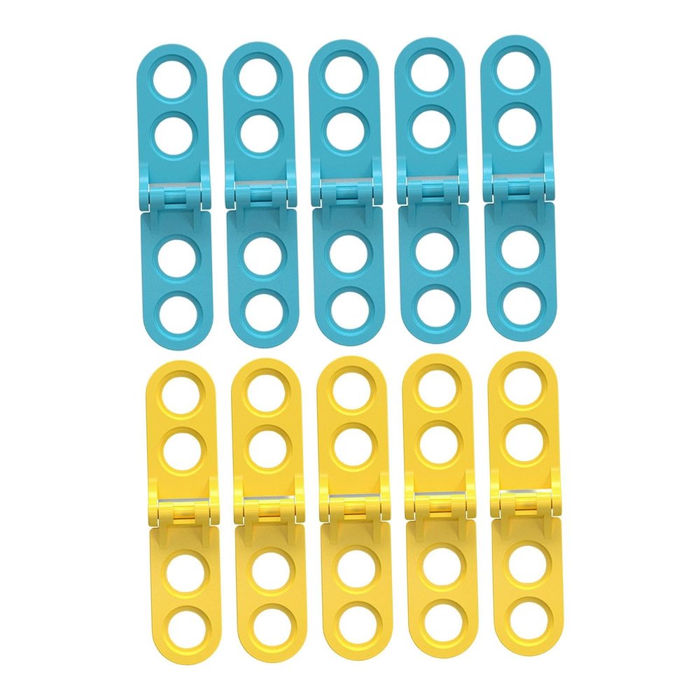 Garende 10x Corrugated Construction Tool Hinges Sensory Toys Early Educational Toys for Boys Girls