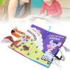 Segrehy Washable Baby Cartoon Animal Tail Cloth Book Infant Early Educational Interaction Book (Wild Style) view 2