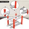 1/64 Scale Parking Lot Scene Display Case, Diecast Car Garage Layout Organizer, Resin Alloy Model Toy Display Stand Desktop Decor- Red view 4