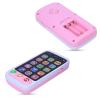 Simulated Smart Phone Music Light Toys Multifunctional Educational Kid Child Gift Quality Plastic Material Safe Durable Role Play Toy for Toddlers 6 36 Months Blue Pink (686-9 English Tablet Music view 3