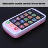 Simulated Smart Phone Music Light Toys Multifunctional Educational Kid Child Gift Quality Plastic Material Safe Durable Role Play Toy for Toddlers 6 36 Months Blue Pink (686-9 English Tablet Music view 4