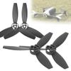 4Pcs RC Airplane Propeller Replacement for Bebop 2 Drone, RC Propeller Accessory, Lightweight Aerodynamic Design with Triangular Blades, Durable Plastic Material for Enhanced Perfo (Black) view 4