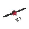 1:16 Scale Rear Axle Upgrades Parts Spare Part Metal Hobby Axle Rear Bridge Compatible with B36 C24 B16 B24 DIY Modified- Black view 2