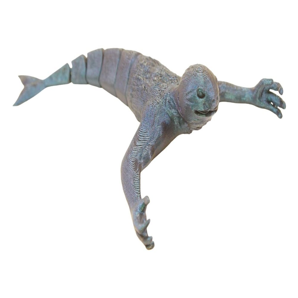 3DEXL Sea Creature for Bloop Vs El Gran Maja NINGEN, NINJEN - 3D Fidget Toys Mystic Blue