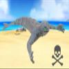 3DEXL Sea Creature for Bloop Vs El Gran Maja NINGEN, NINJEN - 3D Fidget Toys Mystic Blue view 2