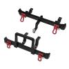 1:12 Scale RC Front Rear Bumpers Parts Accessories Sturdy for MN82Pro MN82S RC Vehicles DIY Modified Parts- Black view 1