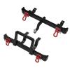 1:12 Scale RC Front Rear Bumpers Parts Accessories Sturdy for MN82Pro MN82S RC Vehicles DIY Modified Parts- Black view 4