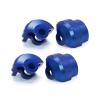 Rc Toys Parts For ARRMA 1/7 1/8 4pcs Metal Shock Cap Protector Absorber Protection Cover AR330492 RC Car Upgrade Parts Accessories(Blue) view 1